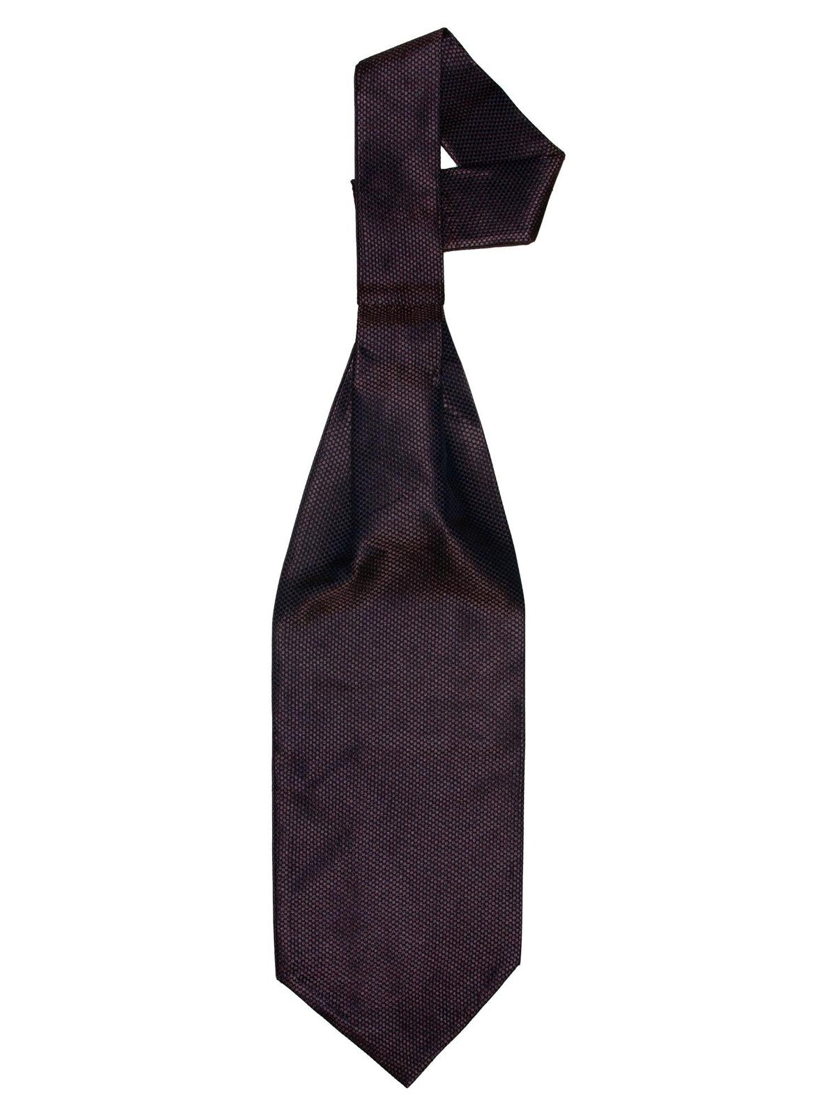 Ascot mønstret brun — mønstret ascot-slips i brun