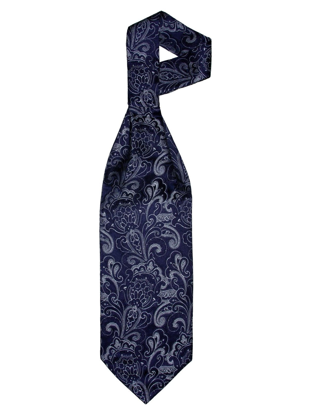 Ascot paisley navy — paisley ascot-slips i navy