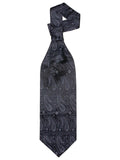 Ascot paisley sort — paisley ascot-slips i sort
