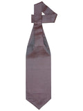 Ascot brun m/hvite prikker — prikket ascot-slips i hvit