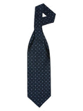 Ascot mønstret sort — mønstret ascot-slips i sort