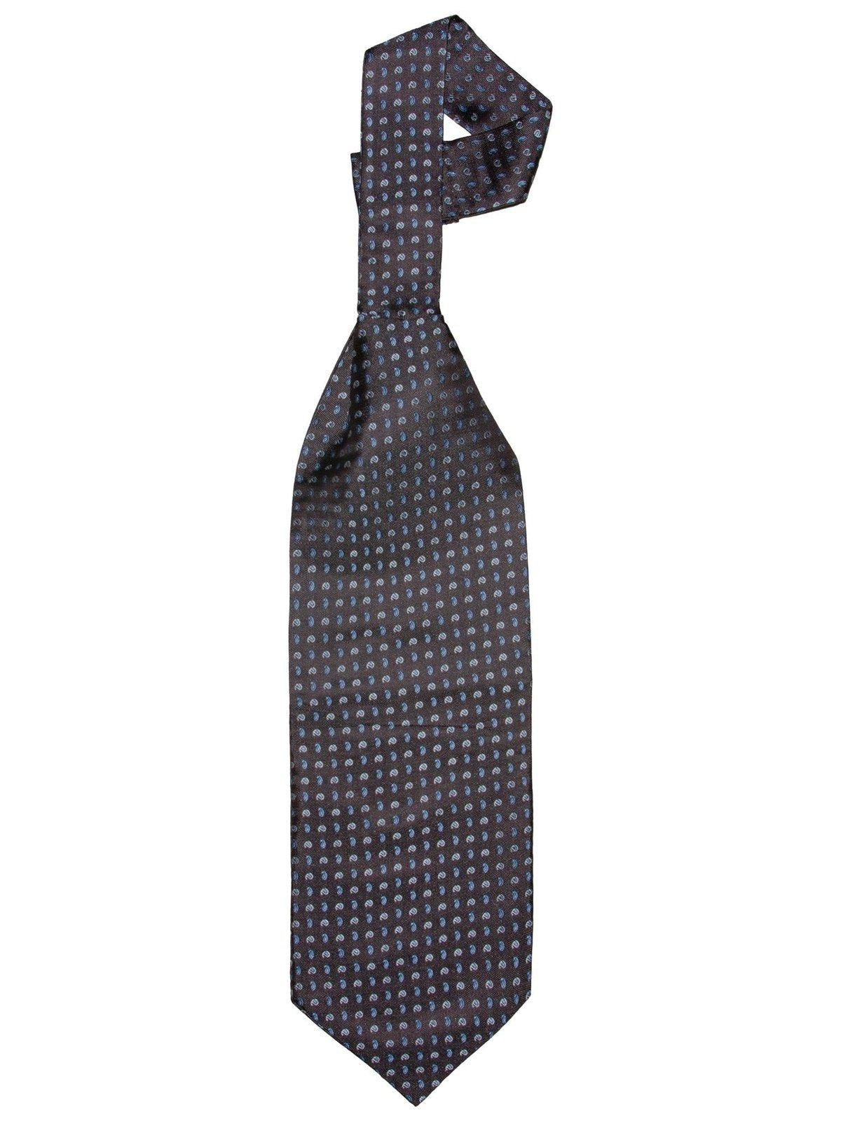 Ascot paisley brun — paisley ascot-slips i brun