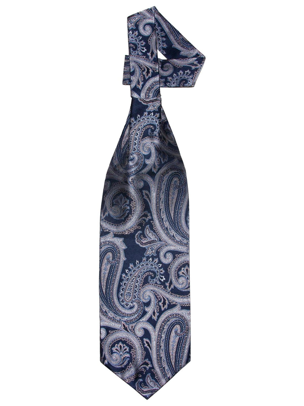 Ascot paisley navy — paisley ascot-slips i navy